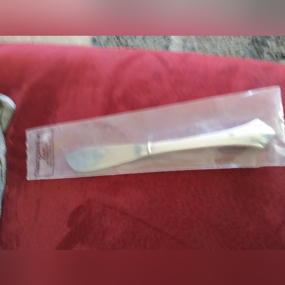 Clothing.LOOK!! VTG. Reed&Barton ELITE  Silver plated Butter  Knife original pla